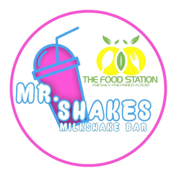 The Food Station & Mr Shakes logo.